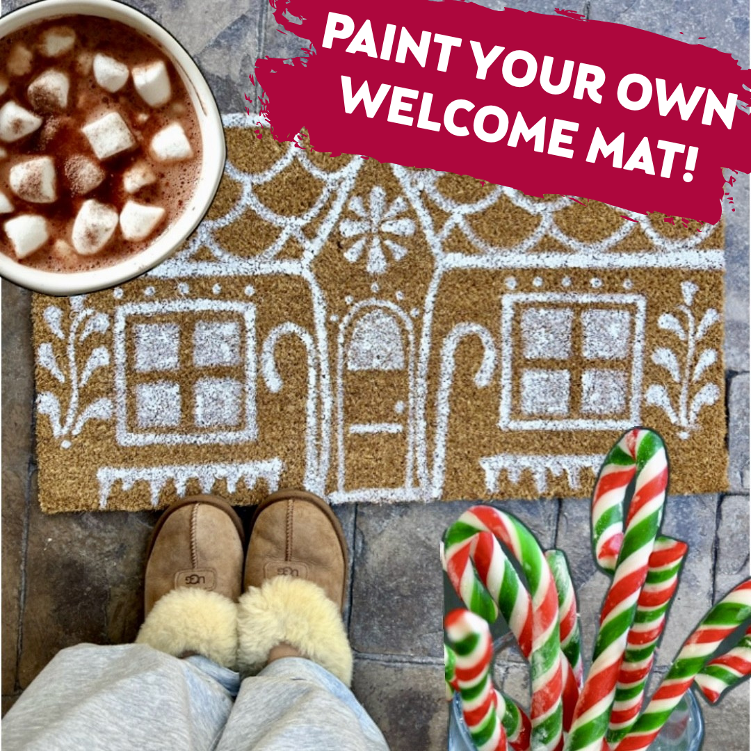 Gingerbread Welcome Mat